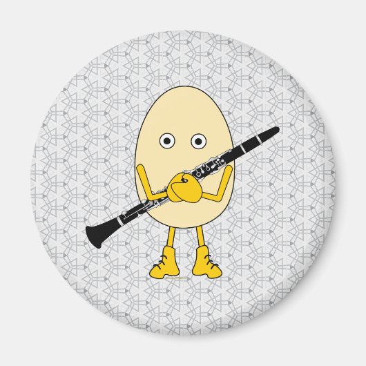 Klarinet Egghead Magneet (Voorkant)