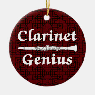 Klarinet Genius Keramisch Ornament