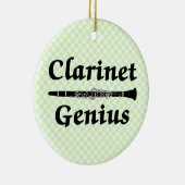 Klarinet Genius Keramisch Ornament (Rechts)