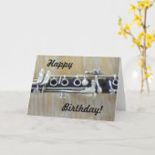 Klarinet Kaart (Gele Bloem)