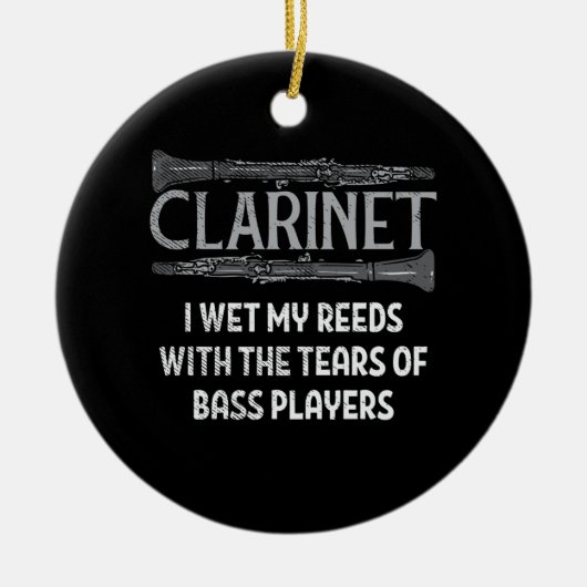 Klarinet Keramisch Ornament (Voorkant)