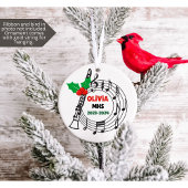 Klarinet Marching Band Kerst Ornament