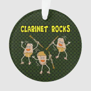 Klarinet Rocks Ornament