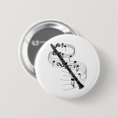 Klarinet Ronde Button 5,7 Cm (Voorkant /achterkant)