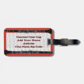 Klarinet Taslabel Bagagelabel (Achterkant horizontaal)