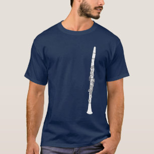 Klarinet tekening T-shirt
