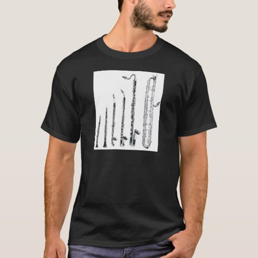 klarinets t-shirt (Voorkant)