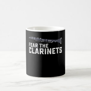 Klarinetten Klarinettist Klarinet Vrees Koffiemok