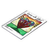 Klaring met kleuren notitieboek (Linkerzijde)