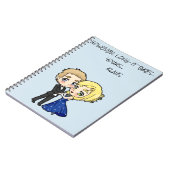 Klaroline-laptop Notitieboek (Linkerzijde)
