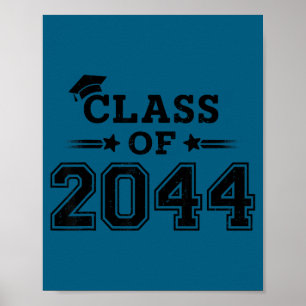 Klas 2044 groeit me eerste dag school Illustratie Poster