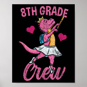 Klas 8 Ballet Crew Terug naar School Meisjes Vinta Poster