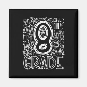 Klas 8 Typografie Team Achtste Klas Terug naar Sch Magneet