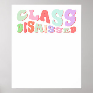 klas is uit poster