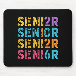 Klas Senior Afstudeer Kleurrijk Vintage Ontwerp Muismat