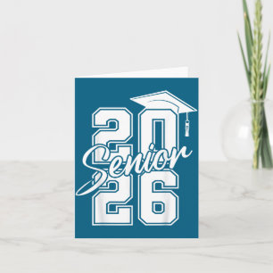 Klas Senior Afstuderen Middelbare School Ontwerp Kaart