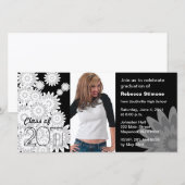 Klas van 2011 Foto Kaart Witte Bloem (Voorkant / Achterkant)