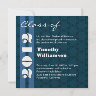 Klas van 2012 Blauw en Wit Wijzig naar elk jaar Aankondiging