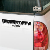 Klas van 2012 bumpersticker Silhouette viering (Op Truck)