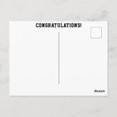 Klas van 2024 Gefeliciteerd Afstuderen Grad Cool Briefkaart (Achterkant)