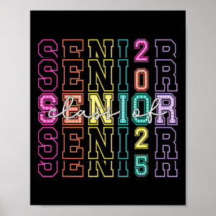 Klas van 2025 Afgestudeerd 2025 Afstuderen 2025 Te Poster