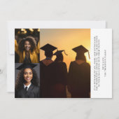 KLAS VAN 2025 High School MULTI Photo Afstuderen Aankondiging (Achterkant)