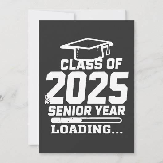 Klas van 2025 Senior Jaar Wordt Geladen Kaart (Voorkant)