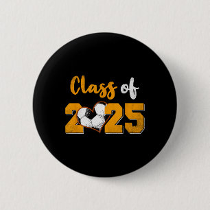 Klas van 2025 Voetbal Senior 25 Afgestudeerde Grad Ronde Button 5,7 Cm