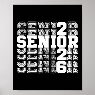 Klas van 2026 Afgestudeerd 2026 Terug naar school Poster