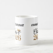 Klas van 2026 Afstudeer T-Shirt Cadeau Koffiemok (Center)
