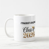 Klas van 2026 Afstudeer T-Shirt Cadeau Koffiemok (Links)