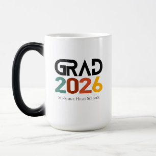 Klas van 2026 Afstudeerders Retro Vintage Minimali Magische Mok