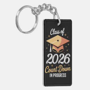 Klas Van 2026 Aftellen In Beeld Gepersonaliseerd Sleutelhanger