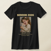 Klas van 2026 Maatwerk Foto Afstudeer T-Shirt Cade