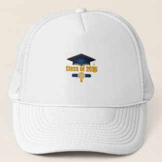 Klas van 2026 – Moderne Afstudeerlettertypografie Trucker Pet