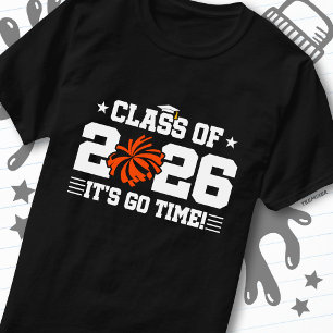 Klas van 2026 Oranje Juich Afstuderen Het Is Tijd T-shirt