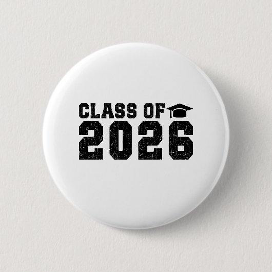 Klas van 2026 ronde button 5,7 cm (Voorkant)