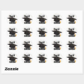 Klas van 2026 Ronde Stickers (Vel)