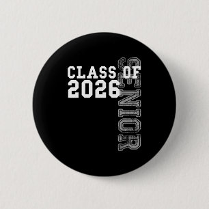 Klas van 2026 senior 2026 afstuderen 2025 student ronde button 5,7 cm