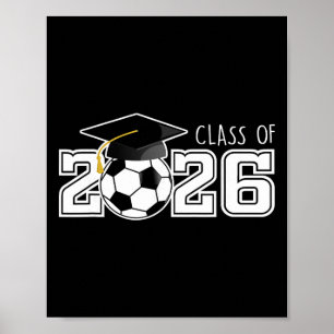 Klas van 2026 Senior 2026 Voetbal Afstuderen op de Poster