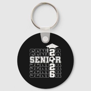 Klas van 2026 Senior 2026 Voetbal Seniors Afstuder Sleutelhanger