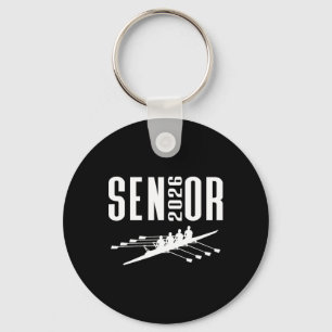 Klas van 2026 Senior sportthema roeiteam Grafisch Sleutelhanger