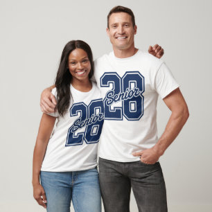 Klas van 2026 Senior Stolz Typografie T-shirt