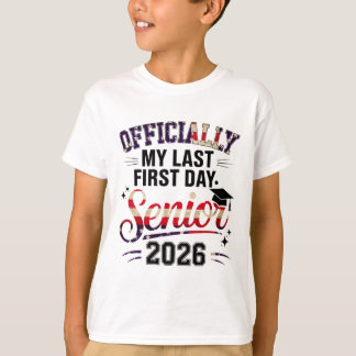 Klas van 2026 senioren meisjes mijn laatste eerste t-shirt