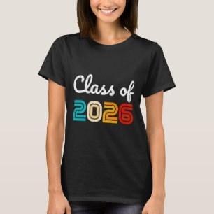 Klas van 2026 T-shirt Vintage Afstuderen School To