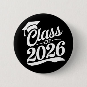 Klas van 2026 Trots Afgestudeerde Afstuderen Ronde Button 5,7 Cm