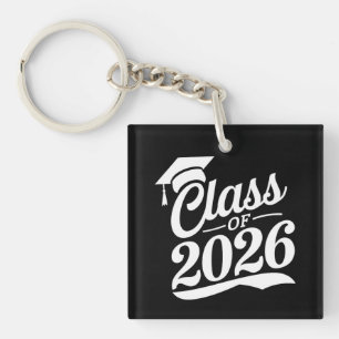 Klas van 2026 Trots Afgestudeerde Afstuderen Sleutelhanger