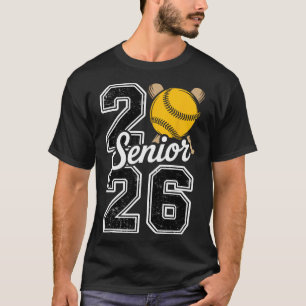 Klas van 2026 Zacht Senior 2026 Laatste schooldag T-shirt