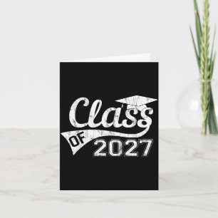 Klas van 2027 afstuderen 2027 senior eerste dag va kaart