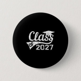 Klas van 2027 afstuderen 2027 senior eerste dag va ronde button 5,7 cm